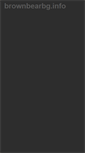 Mobile Screenshot of brownbearbg.info